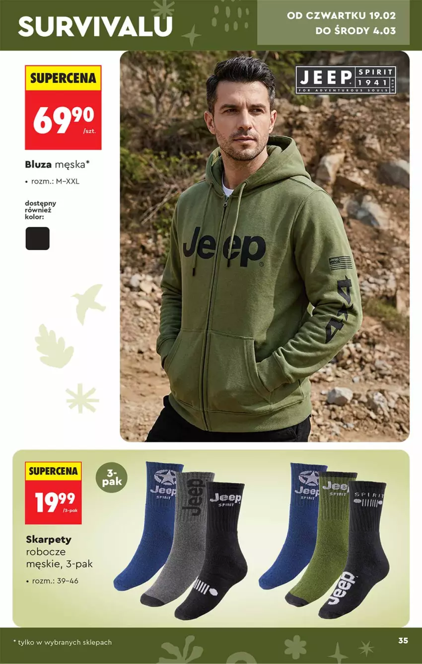 Gazetka promocyjna Biedronka - Okazje Tygodnia - ważna 14.02 do 28.02.2026 - strona 35 - produkty: Bluza, Karp