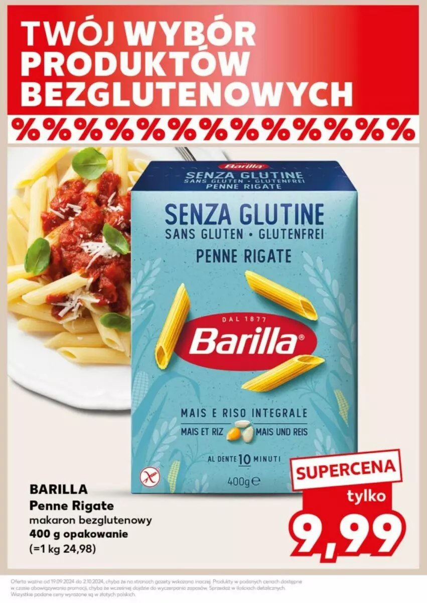 Gazetka promocyjna Kaufland - ważna 23.09 do 25.09.2024 - strona 16 - produkty: Barilla, Makaron, Penne