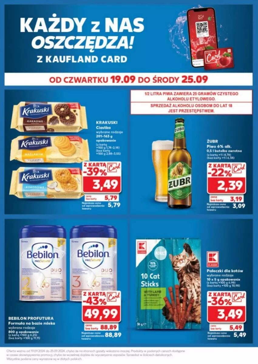 Gazetka promocyjna Kaufland - ważna 23.09 do 25.09.2024 - strona 25 - produkty: BEBILON, Gra, Krakus, Krakuski, Piwa, Piwo