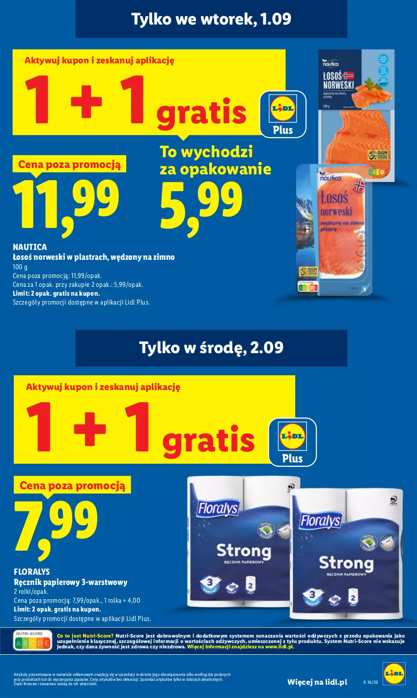 Gazetka promocyjna Lidl - Gazetka ważna od 31.08 do 2.09 - ważna 31.08 do 02.09.2026 - strona 13 - produkty: Flora, Gra, Papier, Ręcznik, Rolki
