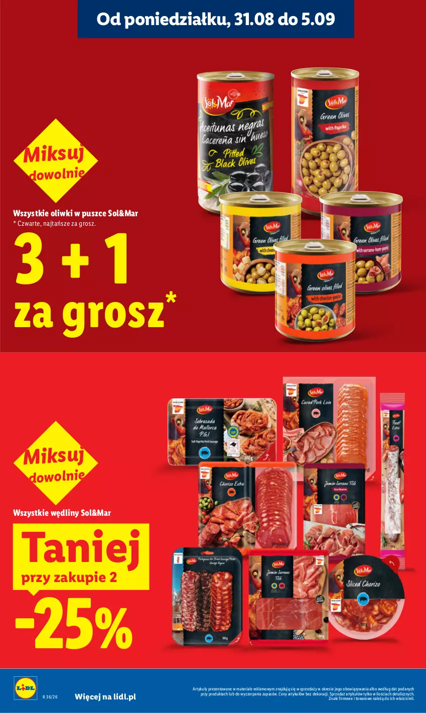 Gazetka promocyjna Lidl - Gazetka ważna od 31.08 do 2.09 - ważna 31.08 do 02.09.2026 - strona 20 - produkty: Oliwki
