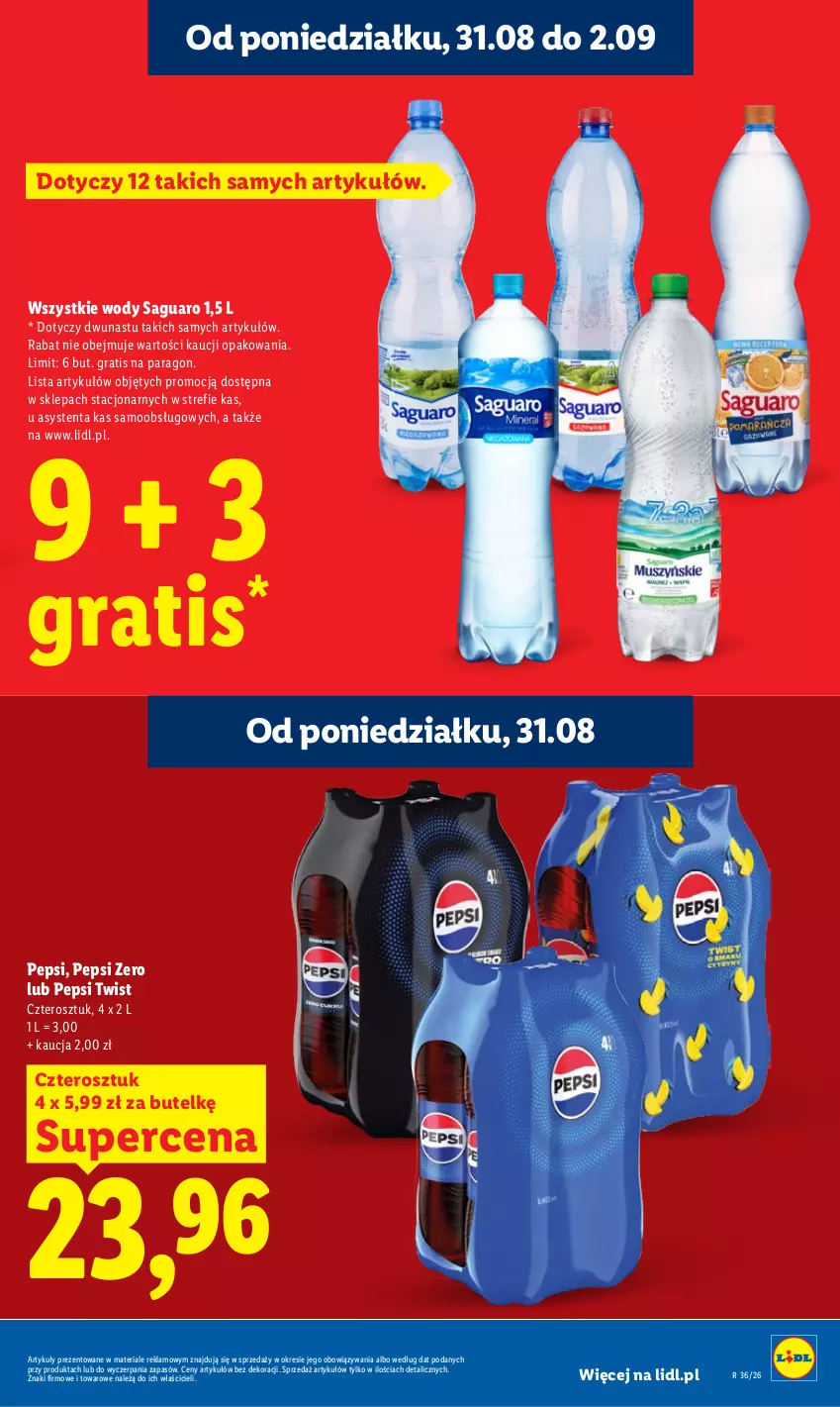 Gazetka promocyjna Lidl - Gazetka ważna od 31.08 do 2.09 - ważna 31.08 do 02.09.2026 - strona 21 - produkty: Gra, Pepsi