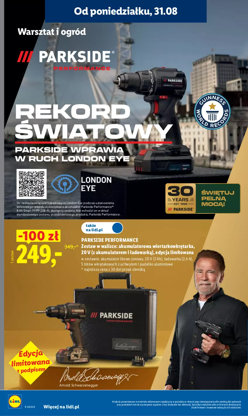 Gazetka promocyjna Lidl - Gazetka ważna od 31.08 do 2.09 - ważna 31.08 do 02.09.2026 - strona 30 - produkty: Akumulator, Akumulatorowa wiertarkowkrętark, Gra, Grafika, Ogród, Parkside, Pudełko, Silan, Tarka, Warka, Wiertarkowkrętarka, Wkręt, Wkrętarka