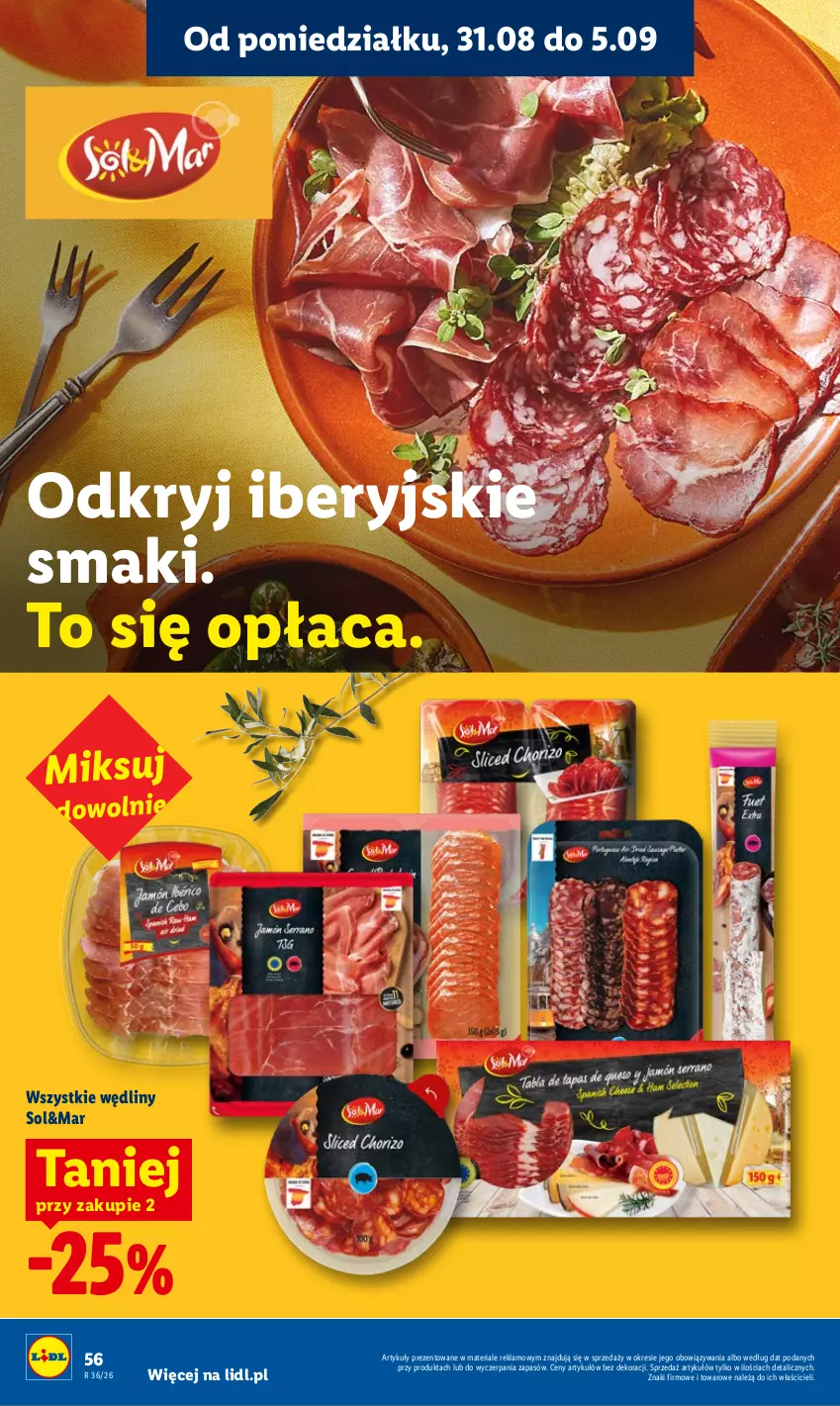 Gazetka promocyjna Lidl - Gazetka ważna od 31.08 do 2.09 - ważna 31.08 do 02.09.2026 - strona 56