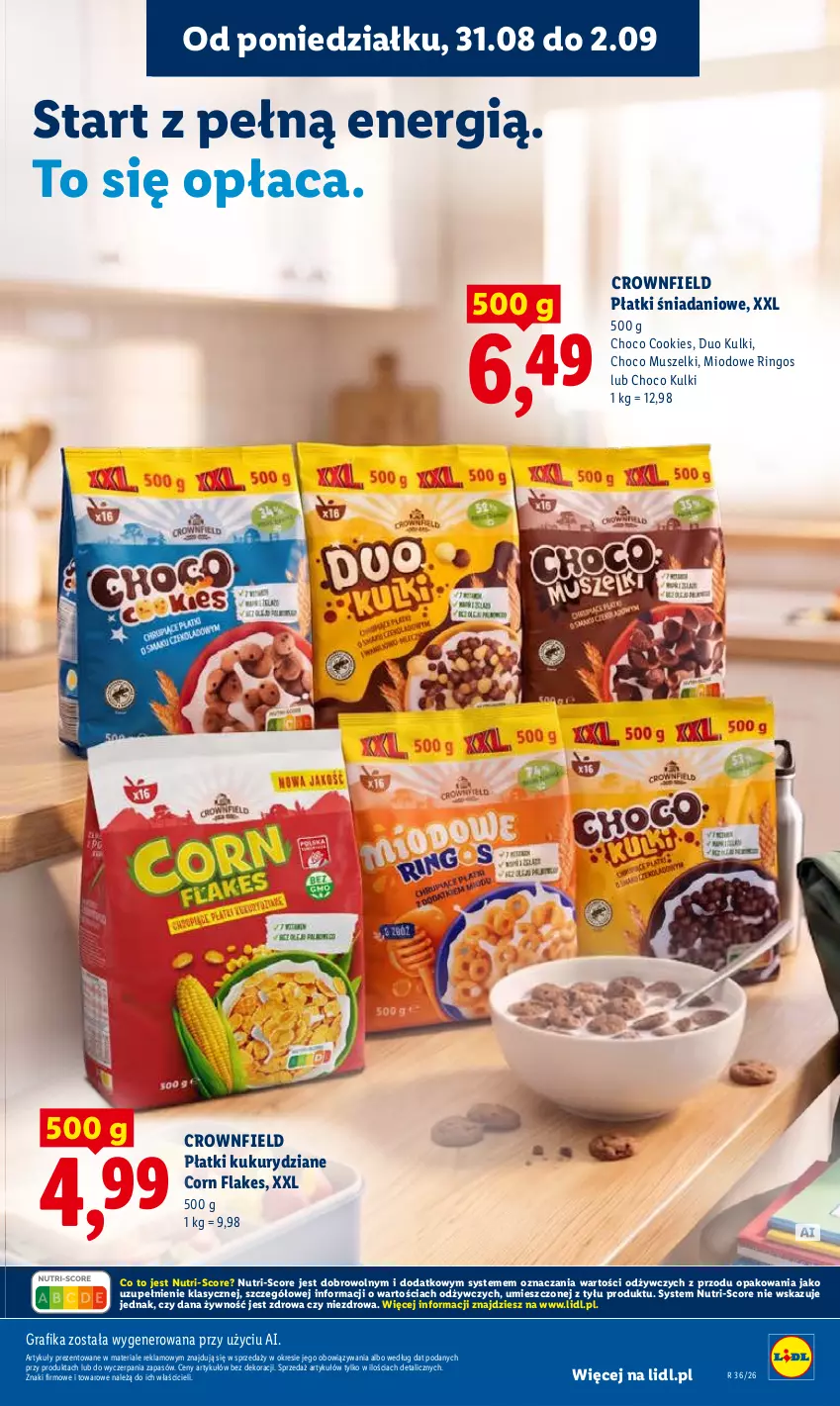 Gazetka promocyjna Lidl - Gazetka ważna od 31.08 do 2.09 - ważna 31.08 do 02.09.2026 - strona 77 - produkty: Corn flakes, Danio, Gra, Grafika, Mus