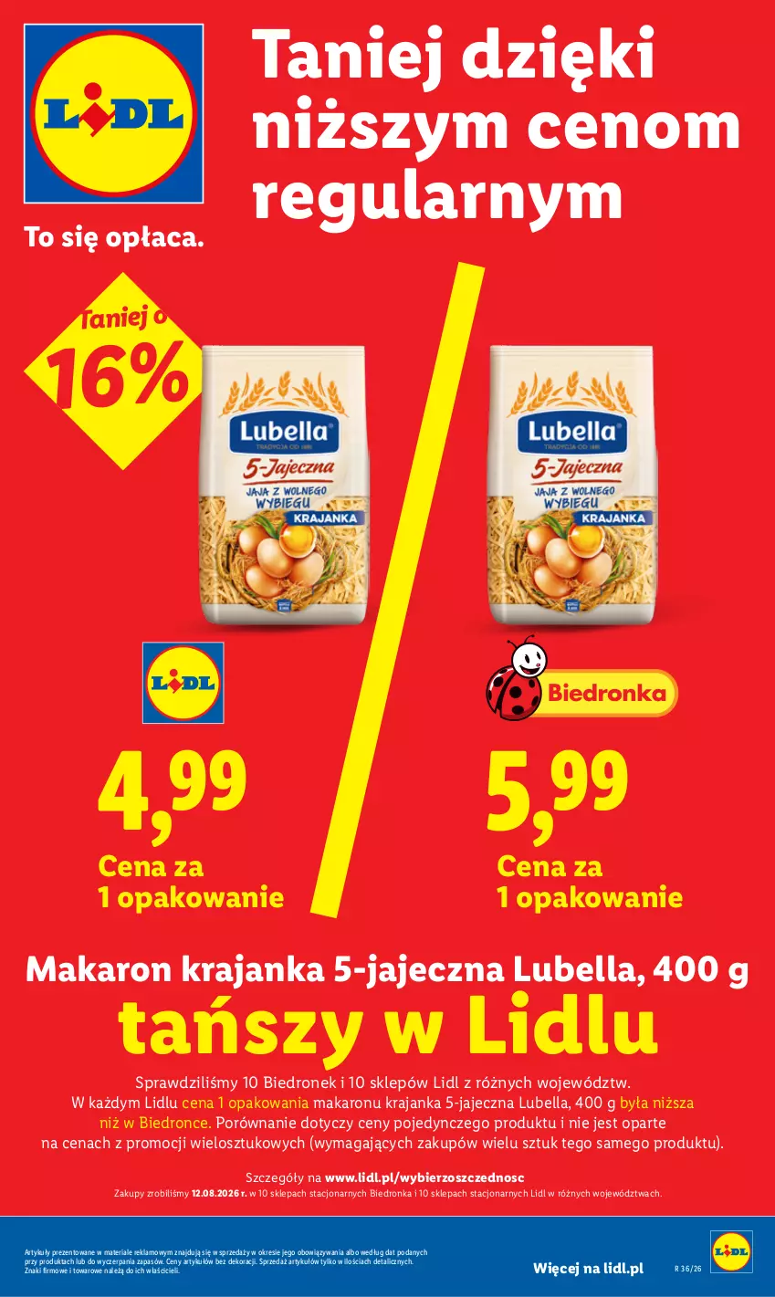 Gazetka promocyjna Lidl - Gazetka ważna od 31.08 do 2.09 - ważna 31.08 do 02.09.2026 - strona 9 - produkty: Bell, Bella, Lubella, Makaron, Por