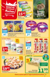 Gazetka promocyjna Auchan - Gazetka Koszyk Oszczędności Auchan Supermarkety - Gazetka - ważna od 09.11 do 09.11.2022 - strona 3 - produkty: Glazura, Benecol, Jogurt, Smakija, Bakoma, Krewetki, Frytki, Masło, Lazur