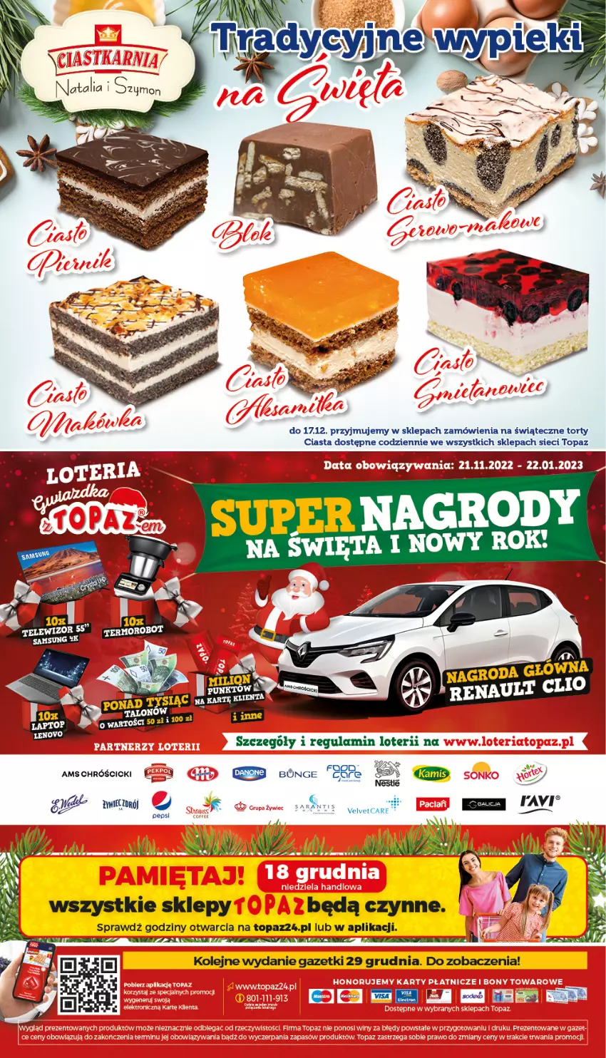 Gazetka promocyjna Topaz - Gazetka - ważna 15.12 do 24.12.2022 - strona 28 - produkty: Olej, Top, Velvet