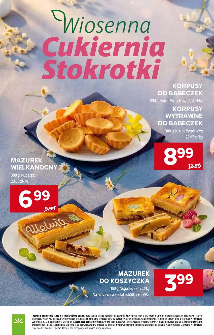 Gazetka promocyjna Stokrotka - Market - ważna 19.03 do 25.03.2026 - strona 8 - produkty: Korpusy, Kosz, Mięso, Optima, Owoce, Warzywa