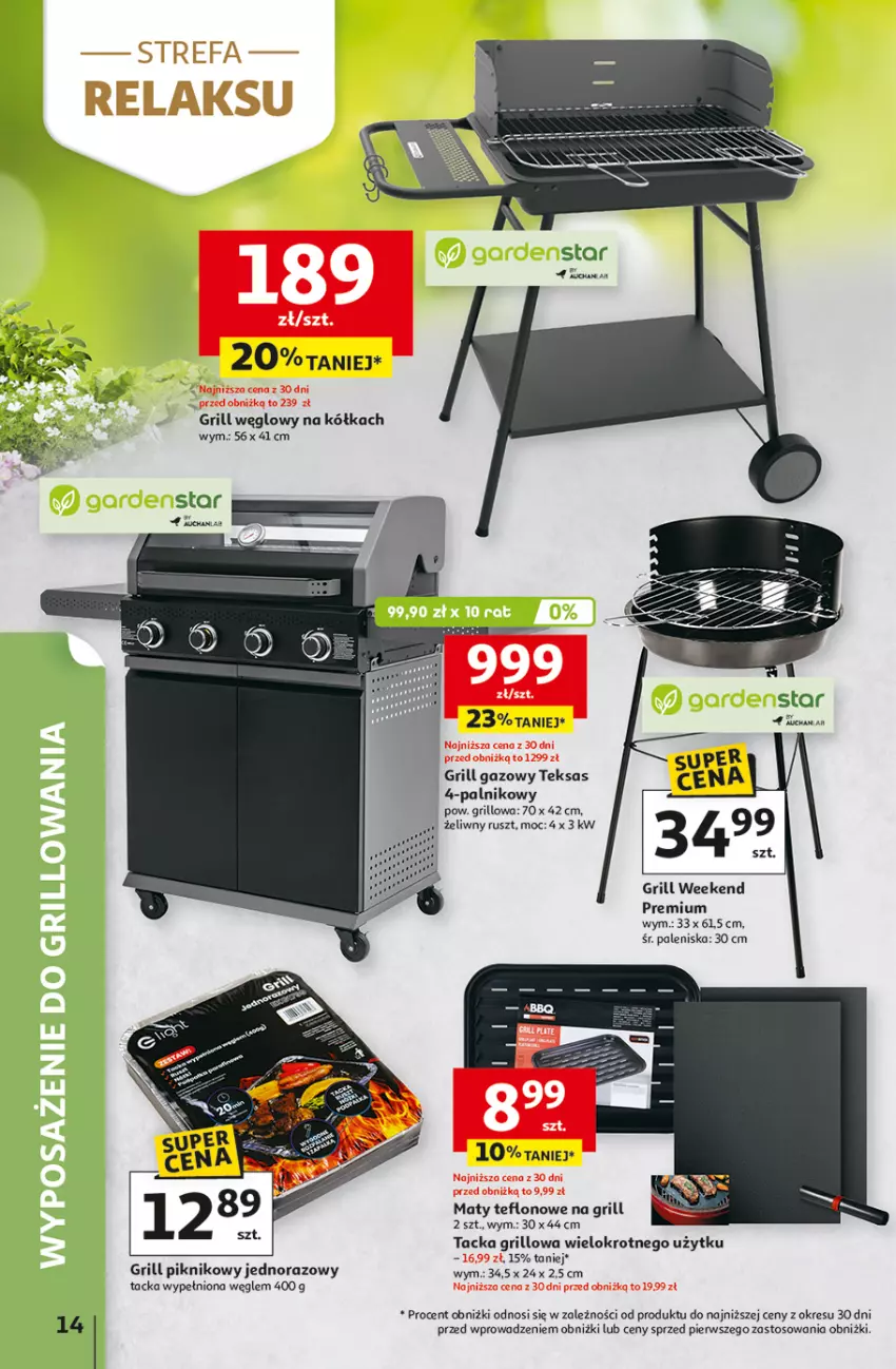 Gazetka promocyjna Auchan - 30 Lat Hipermarket - ważna 29.04 do 06.05.2026 - strona 14 - produkty: Grill