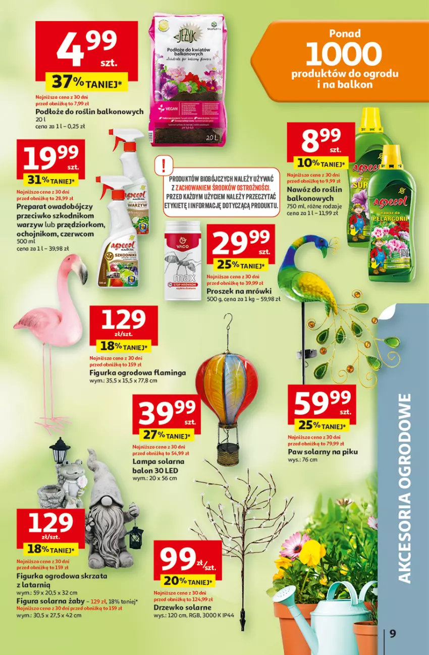 Gazetka promocyjna Auchan - 30 Lat Hipermarket - ważna 29.04 do 06.05.2026 - strona 9 - produkty: Fa, Lampa, Nawóz, Podłoże do roślin, Skrzat