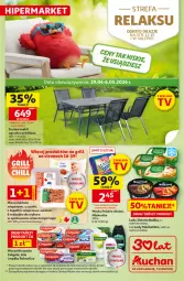 Gazetka promocyjna Auchan - 30 Lat Hipermarket - Gazetka - ważna od 06.05 do 06.05.2026 - strona 1 - produkty: Mięso mielone, Palmolive, Stół, Mlekovita, Lody, Colgate, Grill, Masło, Mięso, Mleko, LG, Fa
