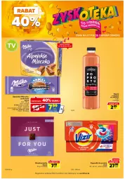 Gazetka promocyjna Carrefour - Gazetka Express - Gazetka - ważna od 17.10 do 17.10.2022 - strona 4 - produkty: Ser, Vizir, Mleczko, Czekolada, Tymbark, Kapsułki do prania, Napój, Milka