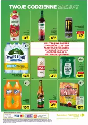 Gazetka promocyjna Carrefour - Gazetka Express - Gazetka - ważna od 17.10 do 17.10.2022 - strona 6 - produkty: Piwo, Sok, Koc, Gra, Napój energetyczny, Stek, Kosz, Tyskie, Desperados, LANA, Fortuna, Syrop, Woda mineralna, Woda, Sprite, Okocim, Napój, Herbapol