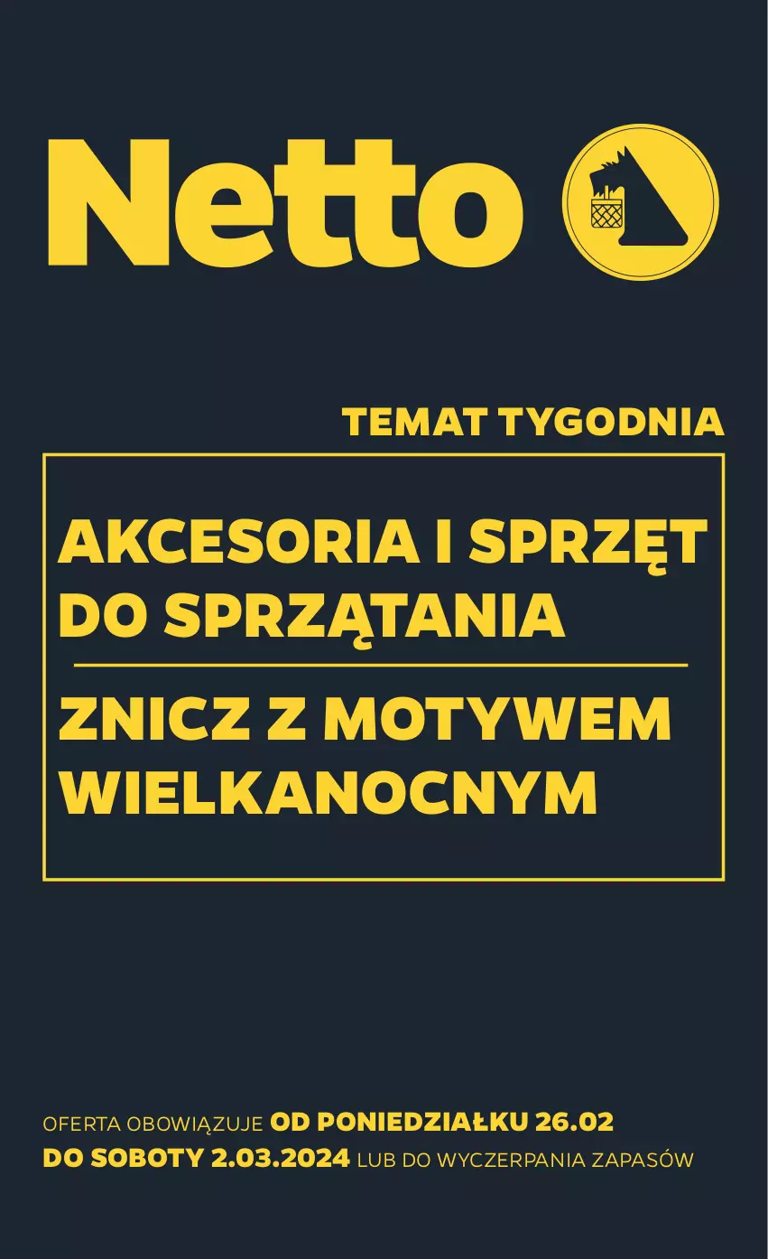 Gazetka promocyjna Netto - Akcesoria i dodatki - ważna 26.02 do 02.03.2024 - strona 1 - produkty: Znicz