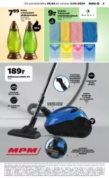 Gazetka promocyjna Netto - Akcesoria i dodatki - Gazetka - ważna od 02.03 do 02.03.2024 - strona 3 - produkty: Odkurzacz, Kujawski, Top, Sok, Szczotka, Podlaski, Stock, Znicz, Orka, Dywan, Fa