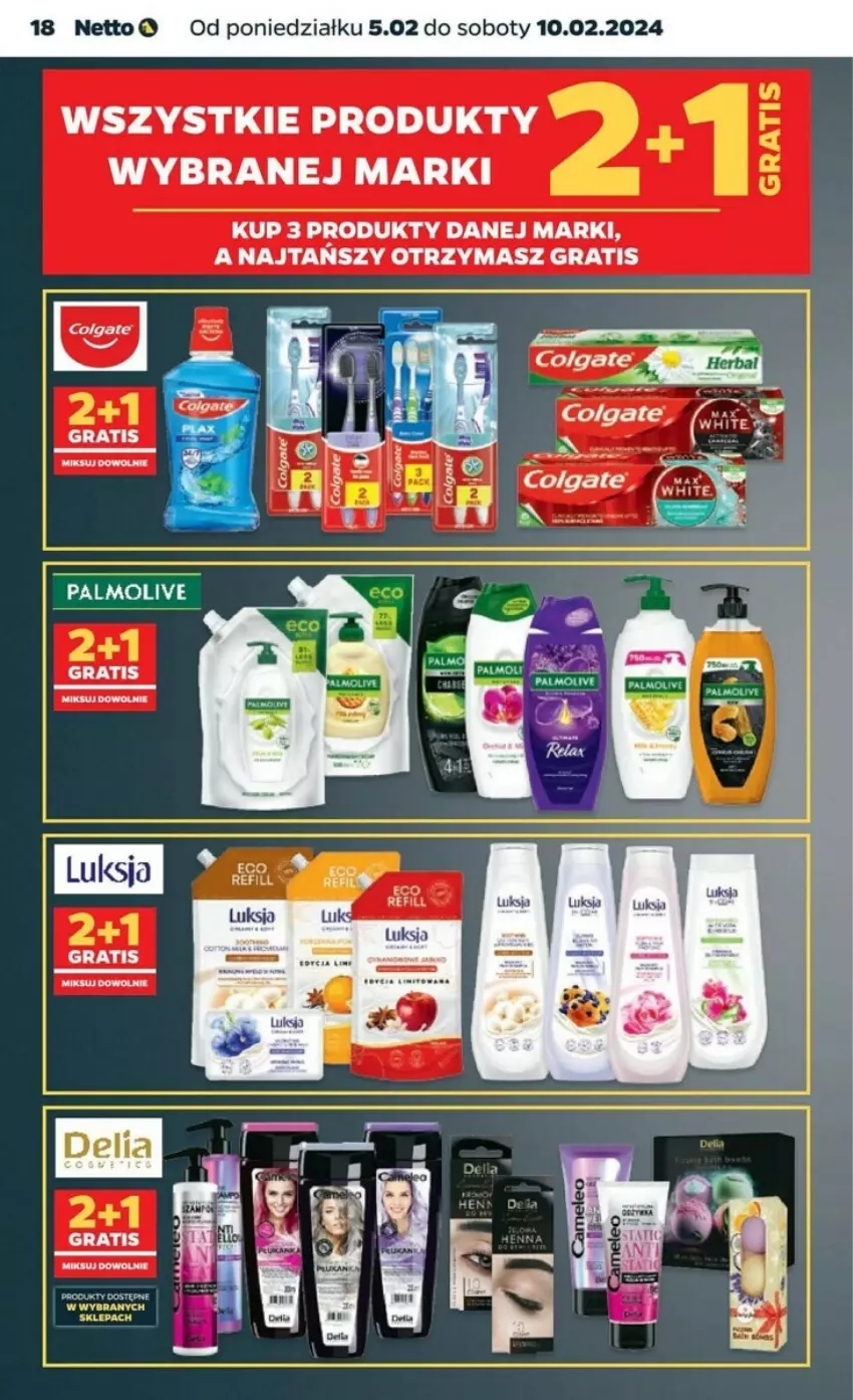 Gazetka promocyjna Netto - ważna 05.02 do 10.02.2024 - strona 10 - produkty: Bell, Colgate, Gra, LG, Luksja