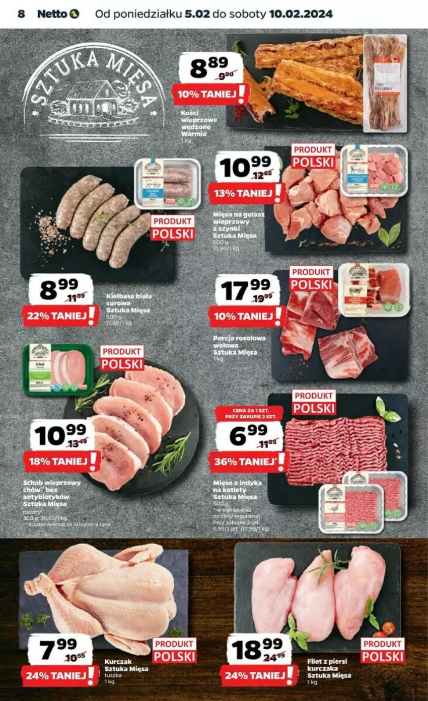 Gazetka promocyjna Netto - ważna 05.02 do 10.02.2024 - strona 24 - produkty: Filet z piersi kurczaka, Kurczak