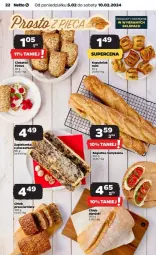 Gazetka promocyjna Netto - Gazetka - ważna od 10.02 do 10.02.2024 - strona 15 - produkty: Piec, Bagietka, Zapiekanka, Pieczarka, Chleb, Ciabatta