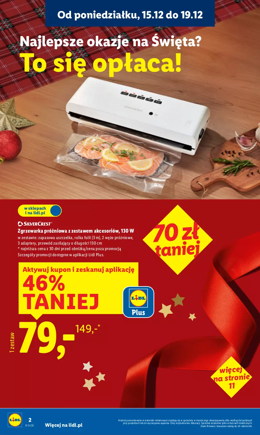 Gazetka promocyjna Lidl - GAZETKA - ważna 15.12 do 21.12.2025 - strona 2 - produkty: Przewód, Warka