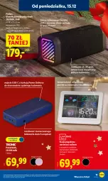 Gazetka promocyjna Lidl - GAZETKA - Gazetka - ważna od 21.12 do 21.12.2025 - strona 19 - produkty: Por, Stacja pogodowa, Opaska, Philips, Głośnik, Stek, Bateria, Powerbank, LG