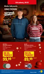Gazetka promocyjna Lidl - GAZETKA - Gazetka - ważna od 21.12 do 21.12.2025 - strona 47 - produkty: Sok, Gin, Gra, Moda, Bluza, Grafika