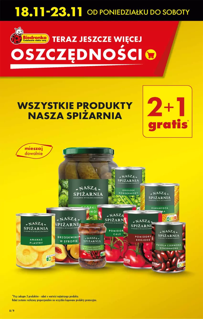 Gazetka promocyjna Biedronka - Od Poniedziałku - ważna 18.11 do 23.11.2024 - strona 8 - produkty: Ba!, Por, Tera