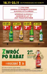 Gazetka promocyjna Biedronka - Od Poniedziałku - Gazetka - ważna od 23.11 do 23.11.2024 - strona 52 - produkty: Piwo, Mus, Rama, Warka, Limonka, Fa