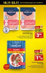 Gazetka promocyjna Biedronka - Od Poniedziałku - Gazetka - ważna od 23.11 do 23.11.2024 - strona 6 - produkty: Ser, Szynka konserwowa, Szynka, Morliny, Kiełbasa, Kiełbasa śląska