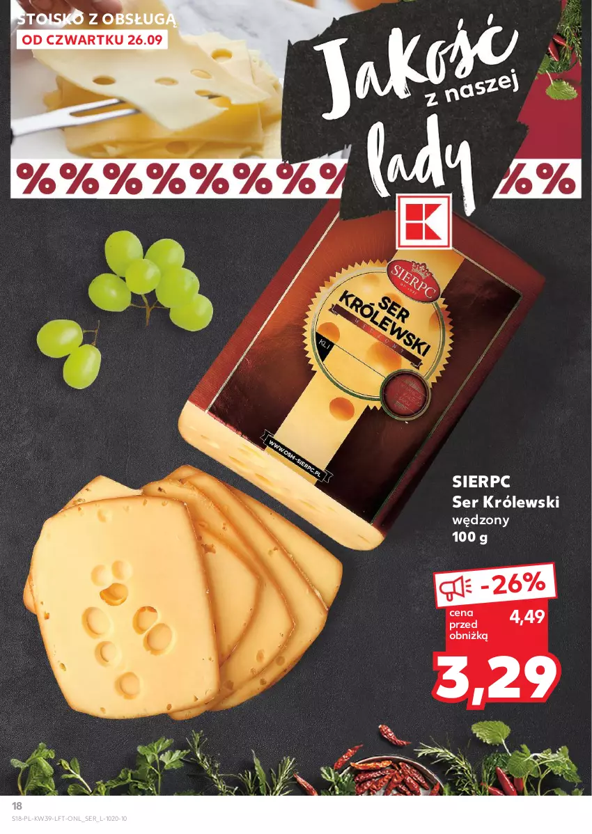 Gazetka promocyjna Kaufland - Gazetka tygodnia - ważna 26.09 do 02.10.2024 - strona 18 - produkty: Królewski, Ser