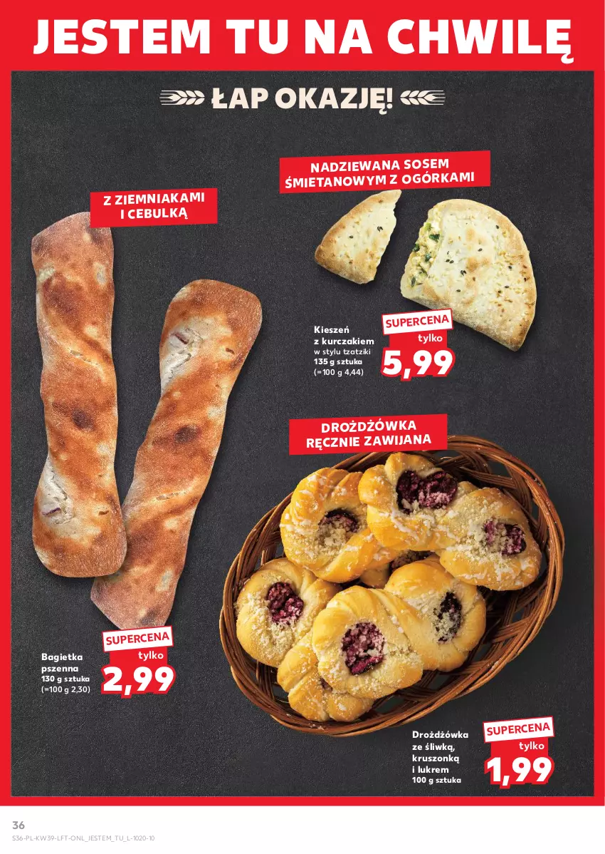 Gazetka promocyjna Kaufland - Gazetka tygodnia - ważna 26.09 do 02.10.2024 - strona 36 - produkty: Bagietka, Bagietka pszenna, Kurczak, Sos