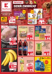 Gazetka promocyjna Kaufland - Gazetka tygodnia - Gazetka - ważna od 02.10 do 02.10.2024 - strona 1 - produkty: Masło klarowane, Banany, Gra, 7up, Coccolino, Szynka wieprzowa, Parówki, Whiskas, Dallmayr, Mirinda, Kawa mielona, Kawa, Mlekovita, Szynka, Pepsi, Płyn do płukania, Napój gazowany, Morliny, Olej rzepakowy, Masło, Napój, Olej, Berlinki, Mleko