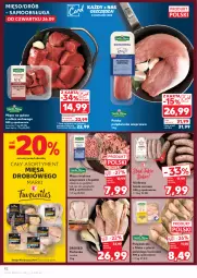 Gazetka promocyjna Kaufland - Gazetka tygodnia - Gazetka - ważna od 02.10 do 02.10.2024 - strona 42 - produkty: Kurczak, Perliczka, Mięso mielone, Sos, Polędwiczka wieprzowa, Tusz, Drób, Spaghetti, Kiełbasa biała, Mięso na gulasz, Waga, Kiełbasa, Mięso