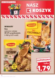 Gazetka promocyjna Kaufland - Gazetka tygodnia - Gazetka - ważna od 02.10 do 02.10.2024 - strona 58 - produkty: Sos, Winiary, Kosz