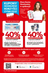 Gazetka promocyjna Auchan - Gazetka CENY W DÓŁ Supermarket Auchan - Gazetka - ważna od 19.06 do 19.06.2024 - strona 2 - produkty: Papier, Papier toaletowy