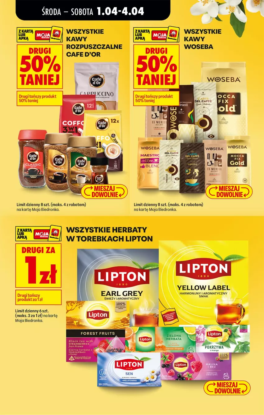 Gazetka promocyjna Biedronka - Od Środy - ważna 01.04 do 02.04.2026 - strona 13 - produkty: Dell, Earl Grey, Fa, Lipton, Torebka, Woseba