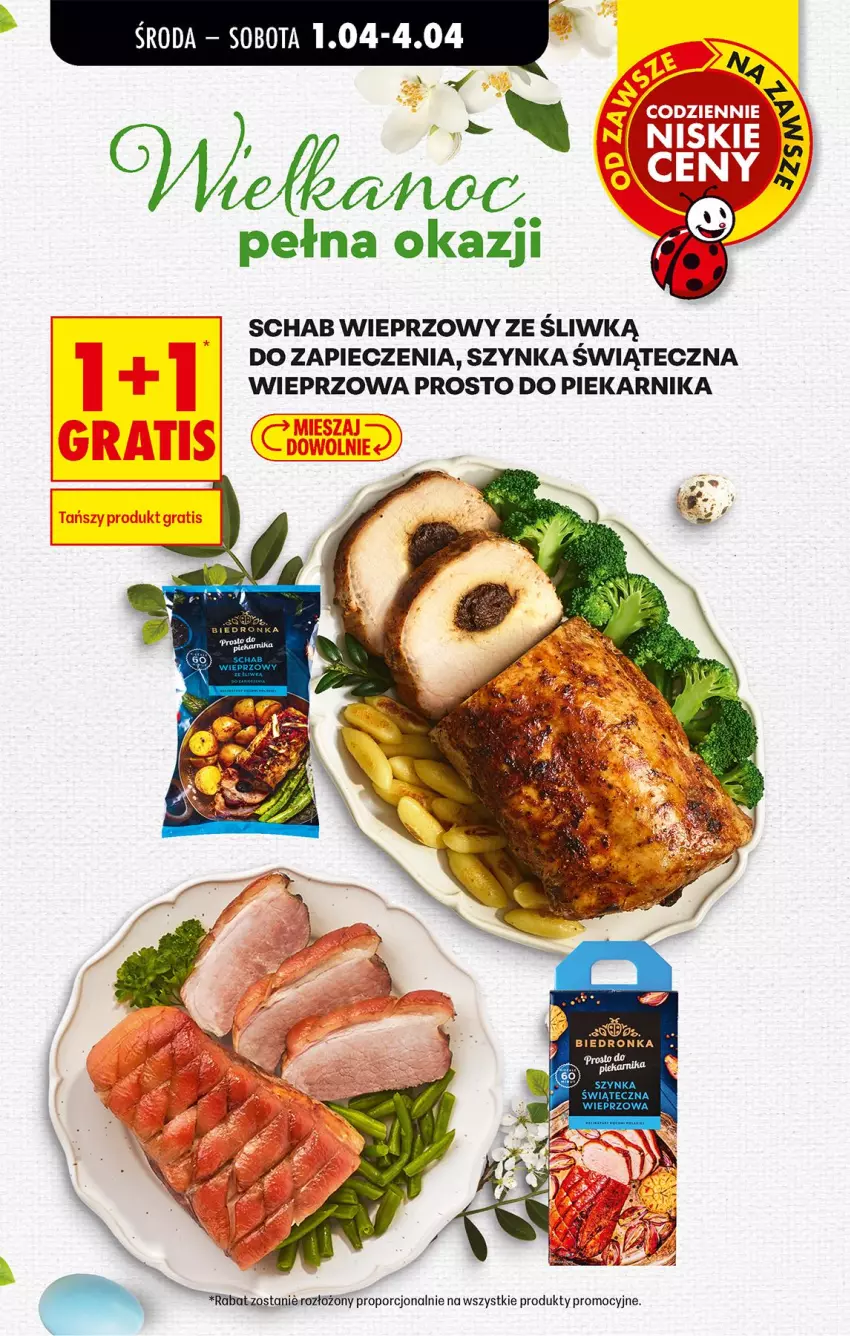 Gazetka promocyjna Biedronka - Od Środy - ważna 01.04 do 02.04.2026 - strona 3 - produkty: Piec, Piekarnik, Por, Schab wieprzowy, Szynka