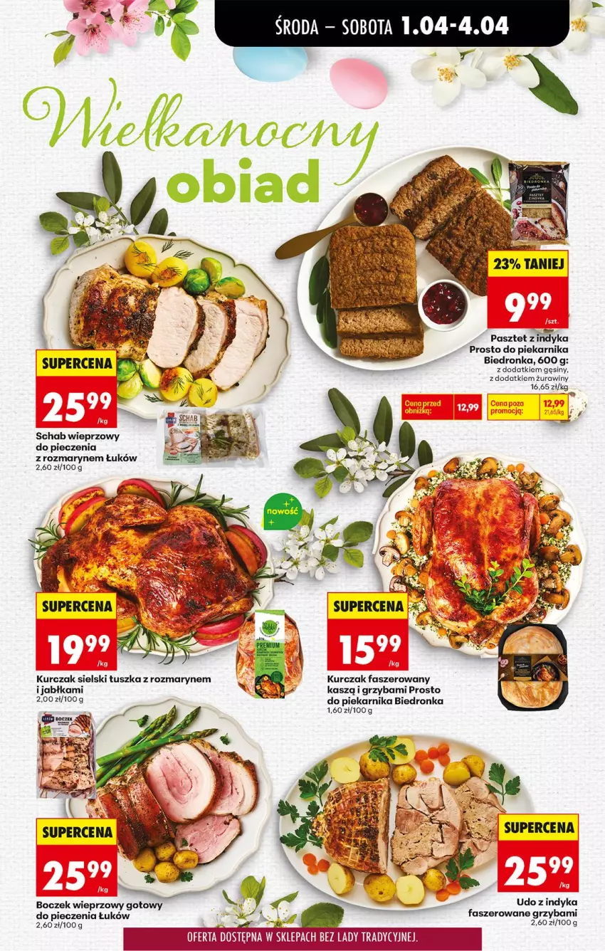 Gazetka promocyjna Biedronka - Od Środy - ważna 01.04 do 02.04.2026 - strona 31 - produkty: Boczek, Boczek wieprzowy, Fa, Jabłka, Kurczak, Pasztet, Piec, Piekarnik, Schab wieprzowy, Tusz
