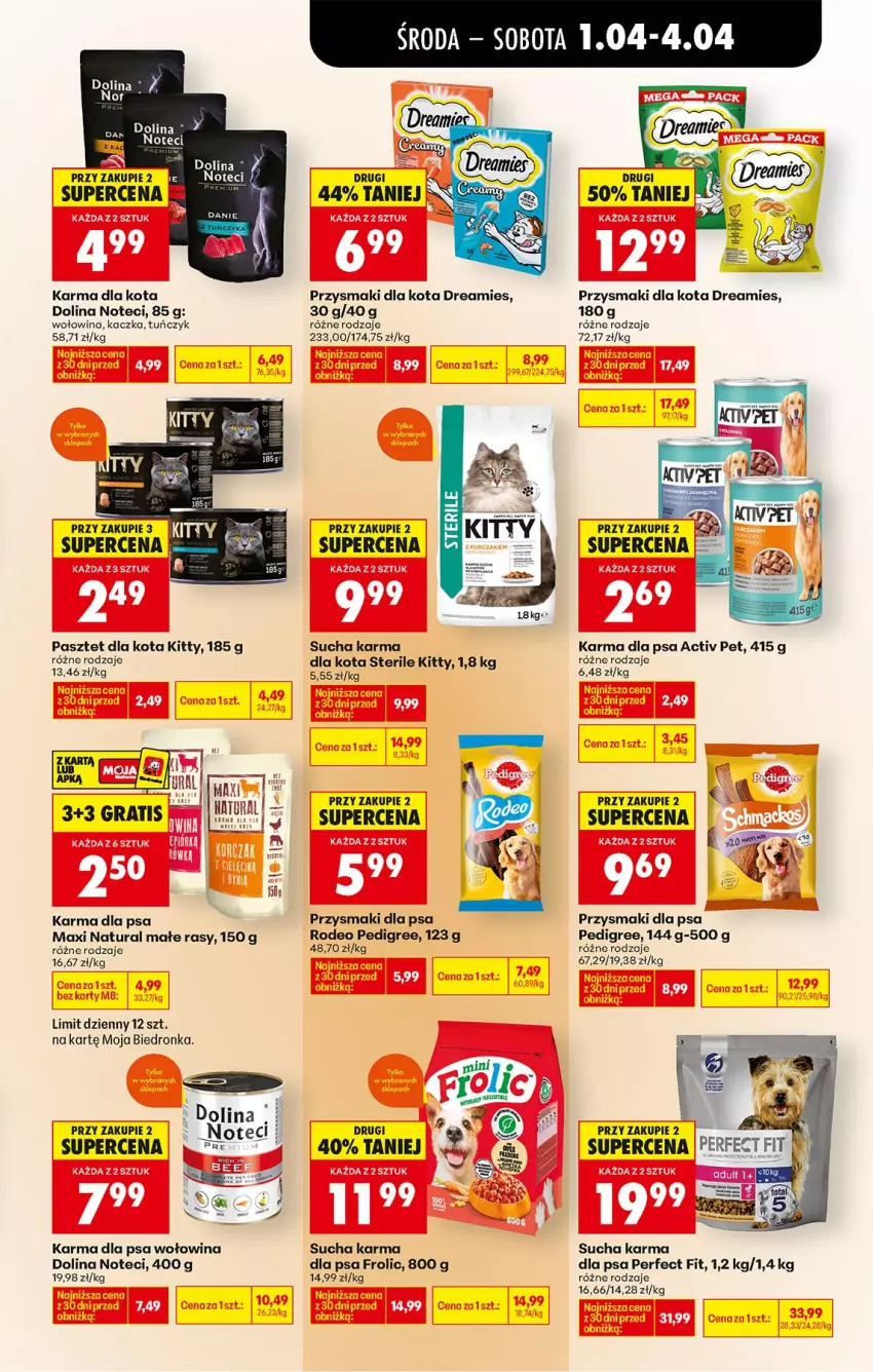 Gazetka promocyjna Biedronka - Od Środy - ważna 01.04 do 02.04.2026 - strona 71 - produkty: Fa, Gra, Kaczka, Pasztet, Pedigree, Przysmaki, Sucha karma, Tuńczyk, Wołowina