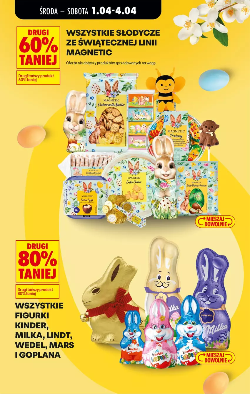 Gazetka promocyjna Biedronka - Od Środy - ważna 01.04 do 02.04.2026 - strona 9 - produkty: Fa, Goplana, Kinder, LANA, Lindt, Mars, Milka