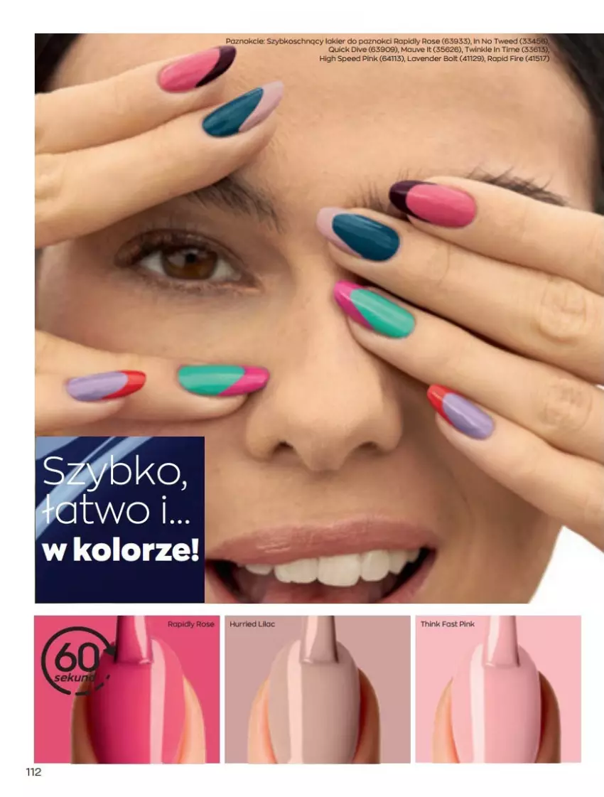 Gazetka promocyjna Avon - Katalog Avon 5/2022 kampania maj - ważna 01.05 do 31.05.2022 - strona 112 - produkty: Lakier, Lakier do paznokci