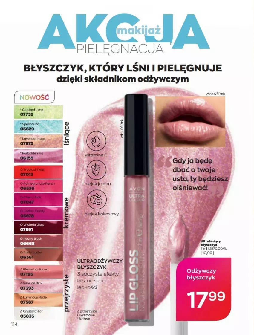 Gazetka promocyjna Avon - Katalog Avon 5/2022 kampania maj - ważna 01.05 do 31.05.2022 - strona 114 - produkty: Fa, Kokos, Olej