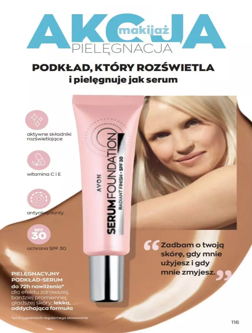 Gazetka promocyjna Avon - Katalog Avon 5/2022 kampania maj - ważna 01.05 do 31.05.2022 - strona 116 - produkty: Foundation, Podkład, Rum, Ser, Serum