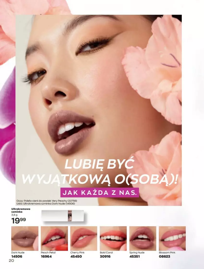 Gazetka promocyjna Avon - Katalog Avon 5/2022 kampania maj - ważna 01.05 do 31.05.2022 - strona 20 - produkty: Inka, Paleta, Szminka