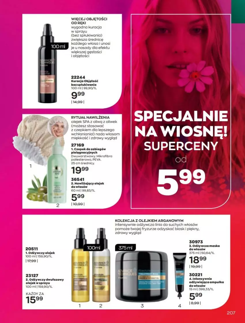 Gazetka promocyjna Avon - Katalog Avon 5/2022 kampania maj - ważna 01.05 do 31.05.2022 - strona 207 - produkty: Fa, Maska, Maska do włosów, Olej