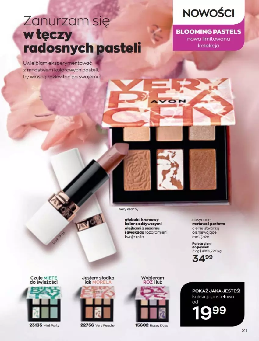 Gazetka promocyjna Avon - Katalog Avon 5/2022 kampania maj - ważna 01.05 do 31.05.2022 - strona 21 - produkty: Makijaż, Olej, Sezam