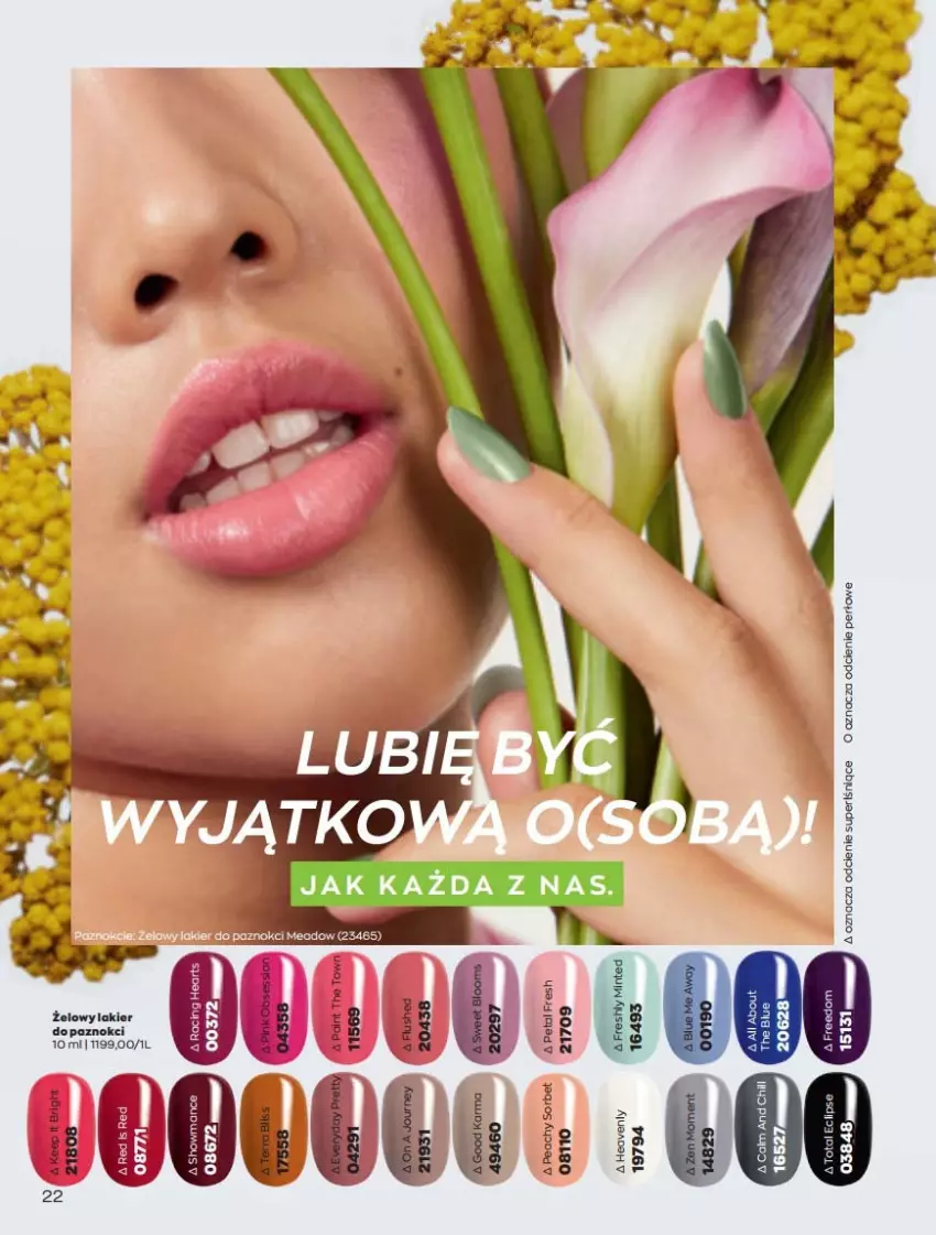 Gazetka promocyjna Avon - Katalog Avon 5/2022 kampania maj - ważna 01.05 do 31.05.2022 - strona 22 - produkty: Lakier, Lakier do paznokci, LG