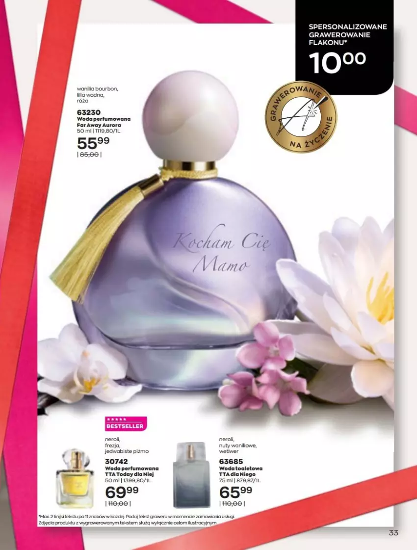 Gazetka promocyjna Avon - Katalog Avon 5/2022 kampania maj - ważna 01.05 do 31.05.2022 - strona 33 - produkty: Bourbon, Fa, Gra, Lustro, Nuty, Perfum, Rower, Róża, Woda, Woda perfumowana, Woda toaletowa