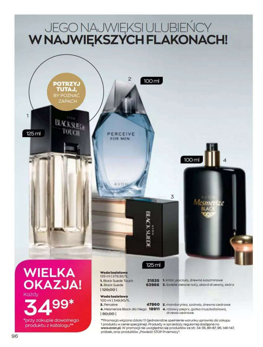 Gazetka promocyjna Avon - Katalog Avon 5/2022 kampania maj - ważna 01.05 do 31.05.2022 - strona 96 - produkty: Gałka, Imbir, Lack, LEGO, Mus, Nuty, Pieprz, Por, Top, Woda