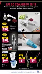 Gazetka promocyjna Aldi - Gazetka - ważna od 27.11 do 27.11.2021 - strona 33 - produkty: Dzbanek filtrujący, Odkurzacz, Gra, Dzbanek, Szczotka, Aquaphor, Akumulator